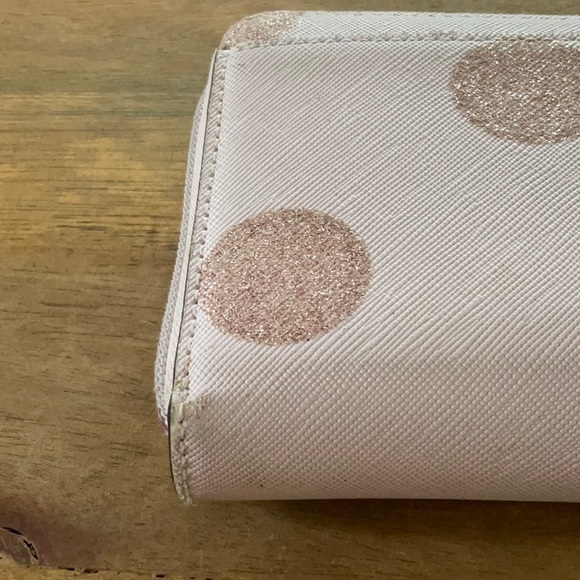Kate Spade Light Pink Polka Dot Wallet - Picture 6 of 14